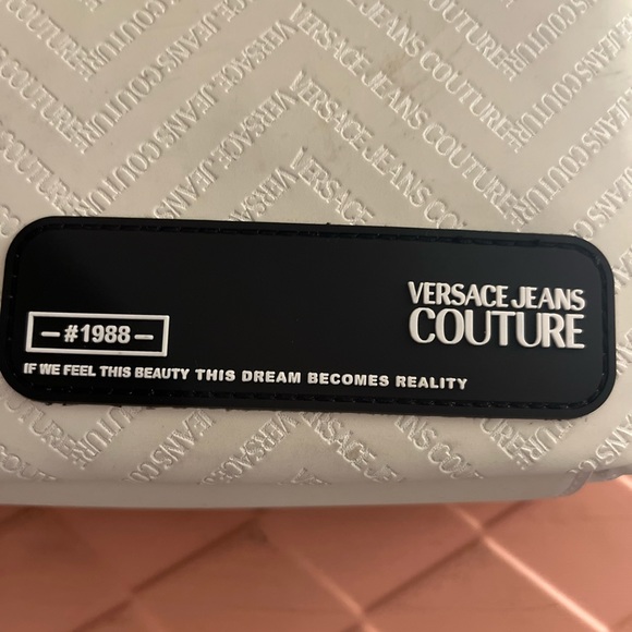 Versace Bags White And Black Fanny Pack Versace Couture Poshmark